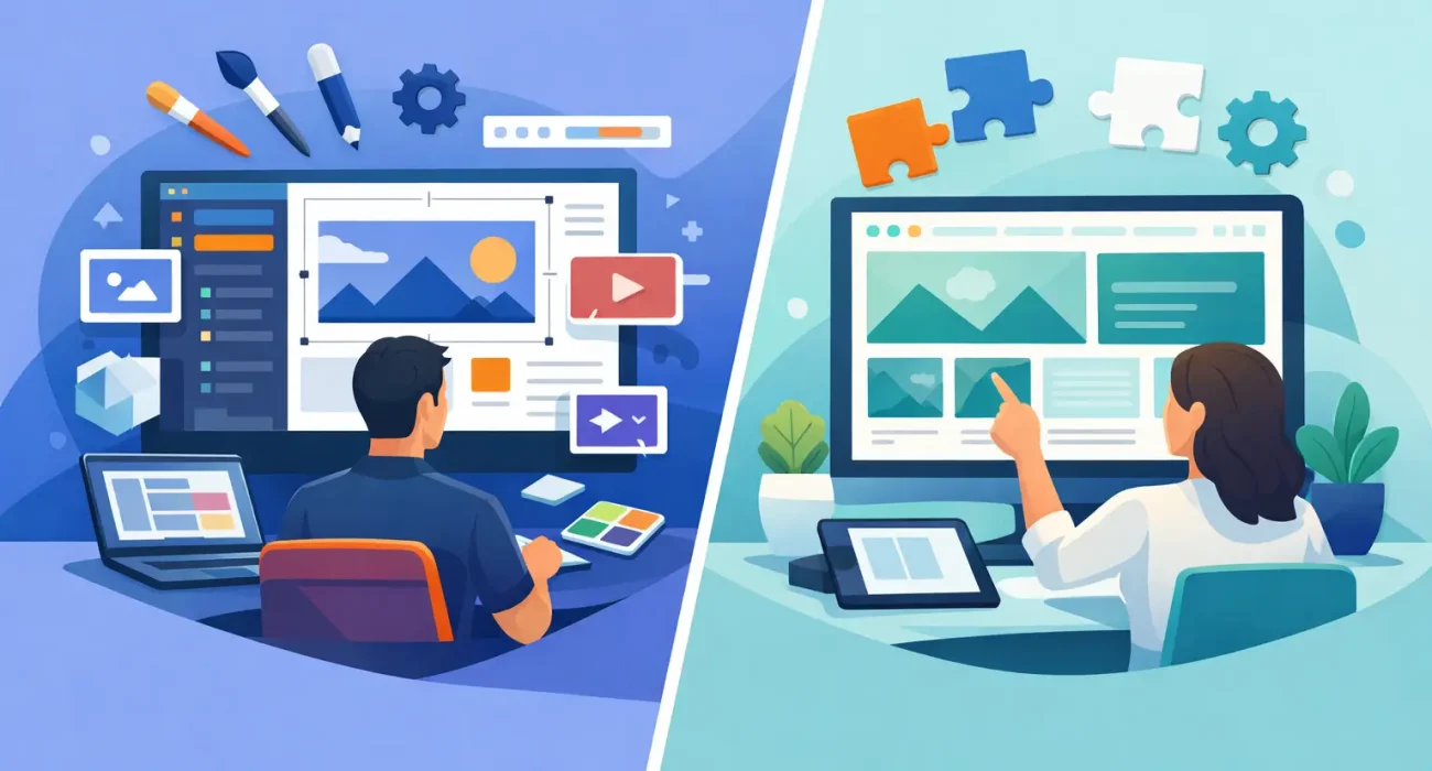 Custom Website Versus Template Website